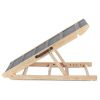 42" Long and Adjustable Dog Cats Ramp, Folding Portable Wooden Pet Ramp for All Small and Older Animals