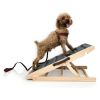 42" Long and Adjustable Dog Cats Ramp, Folding Portable Wooden Pet Ramp for All Small and Older Animals