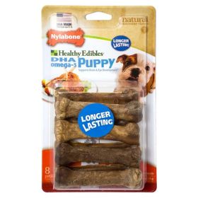 Nylabone Healthy Edibles Puppy Natural Long Lasting Dog Chew Treats Lamb Apple; 1ea-XS-Petite 8 ct