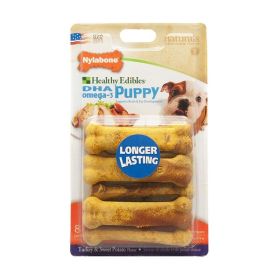 Nylabone Healthy Edibles Puppy Chew Treats Turkey Sweet Potato; 1ea-XS-Petite 8 ct