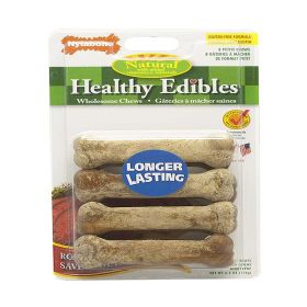 Nylabone Healthy Edibles All Natural Long Lasting Roast Beef Flavor Chew Treats 8 Count; Roast Beef; 1ea-XS-Petite