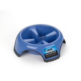 JW Pet Skid Stop Slow Feed Dog Bowl Assorted Medium