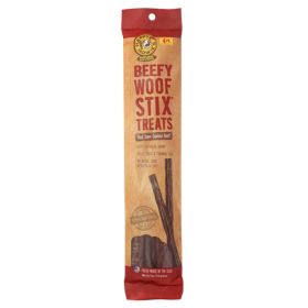 Happy Howie Dog Beef Woof Stix 11 Inch 4 Pack