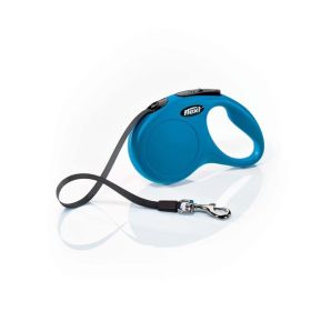 Flexi Classic Retractable Tape Dog Leash Blue 16 ft Small