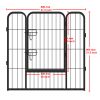 8-Panels High Quality Wholesale Cheap Best Large Indoor Metal Puppy Dog Run Fence / Iron Pet Dog Playpen